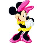 minie Mouse  display cenario de chao totem mdf dkorinfes  (2)