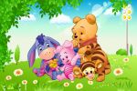 Ursinho Pooh painel festa infantil banner dkorinfest (3)