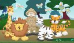 safari baby painel festa infantil banner dkorinfest (8)