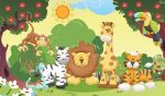 safari baby painel festa infantil banner dkorinfest (7)