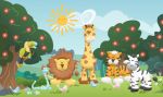 safari baby painel festa infantil banner dkorinfest (5)