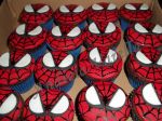 Cupcakes Homem Aranha. Modelagem plana.