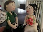 casal de noivinhos topo de bolo R$70,00