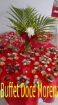 mesa de doces finos.