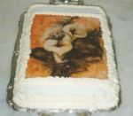 Bolo Copo de Leite (Pasta Americana, Chantily e Papel Arroz) 