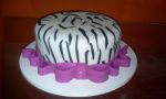 Bolo zebra 30 fatias aro 25