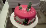 Bolo de natal 25 fatias aro 20