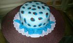 Bolo onça azul 15 fatias aro 15