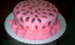 Bolo de onça rosa 25 fatias aro 20