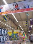 Ação realizada na maior rede de hipermercados do mundo. Nesta ação realizada em Mogi Guaçu fizemos 20 pingentes nas cores da rede.