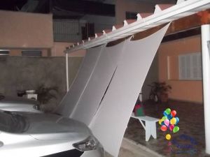 Decoração com malha Tensionada em Jundiaí