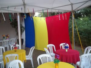 Decoração para festa brega realizada no condomínio dos Lagos em Itupeva