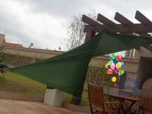 Decoração com lycra realizada no Condomínio Maximo localizado em Jundiaí