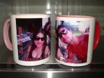 Caneca cer�mica personalizada branca reta 300ml. R$ 18,00
 