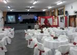 Casamento: Salão de festa Nipo Brasileiro - Mauá SP
Kit Master : Dj, Som, Iluminação, Telão, Máquina de fumaça, Máquina de Bolha de sabão, Pista Xadrez e Retrospectiva Narrada