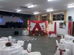 Casamento: Salo de festa Nipo Brasileiro - Mau SP
Kit Master : Dj, Som, Iluminao, Telo, Mquina de fumaa, Mquina de Bolha de sabo, Pista Xadrez e Retrospectiva Narrada