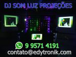 Dj, Som, Luz, Projeo, Retrospectiva e Assessoria para sua festa de casamento ou debutantes
Entre em contato: contato@edytronik.com
WhatsApp: (11) 9 9571 4191
Agende uma visita em nosso escritrio
Estamos a sua disposio!
Atendemos as cidades de Mau, Ribeiro Pires, Rio Grande da Serra, So Bernardo, So Caetano, Santo Andr, Diadema, Suzano, Mogi das Cruzes, So Paulo e Cidades vizinhas.
Visite nossos sites
Dj em Mau : www.djemmau.com.br
www.retrospectivanarrada.com.br
WhatsApp: 9 9571 - 4191