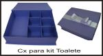 Caixa livro com divisrias para toilete 25x25x6