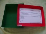 C.Fluminense c/ mensagem na tampa por dentro 25x30x6cm