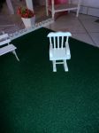 Cadeira de balano peas - pequenas para decorao provenal