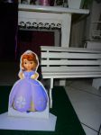 Cenário de chão e mesa da princesa Sofia - Temos todos os temas em eva e cenários (consultar disponibilidade)