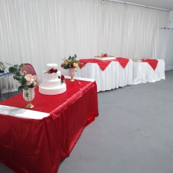 Decorao de mesas de doces para festa de casamento