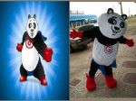 Mascote Panda - Fulgaz -Campos Novos - SC
