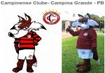 Mascote Raposo - Campinense Clube- Campina Grande - PB