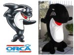 Mascote Baleia - Orca Veculos - Braslia DF