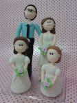 Topo de bolo - Casamento