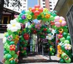 DECORAO COM BALES