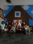 Turma do Curso de arte com bales em Anchieta