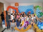 Turma do Curso de arte com bales em Neves/ SG