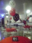 CENTRO DE MESA COM PORTA RETRATO COM BAL�O