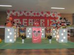 Decoração Provençal da Minnie Vermelha
