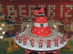 Decoração Provençal da Minnie Vermelha