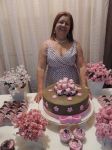 Festa 70 anos Marrom e Rosa