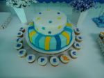 Chá de Bebê Azul e Branco