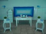 Chá de Bebê Azul e Branco