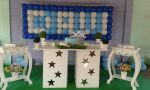Chá de Bebê Azul e Branco
