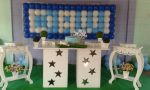 Chá de Bebê Azul e Branco