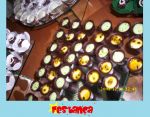 Copinhos de chocolate com mousse 