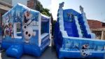 KIT FROZEN 1 - Casinha Pula Pula e Tobog Inflvel - Tamanhos: casinha 3,00m (C) x 3,00m (L) x 2,50m (A) e tobog 4,50m (C) x 3,00m (L) x 4,00m (A)