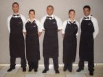 Gar�ons - Equipe uniformizada e identificada