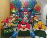 Decorao do Angry Birds em mega cenrios de cho e pelcias !!!