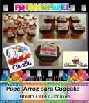 Snoopy Cupcake Personalizado