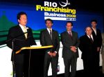 O show de abertura da feira RIO FRANCHISING BUSINESS 2008 contou com a presença de personalidades como o Deputado João Pedro e o senador Ney Suassuna.