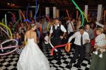 Pista cheia no casamento de Ana Paula e Jair.