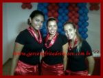 Nosso uniforme vermelho com preto!!!