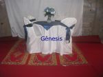 Mesa 4 lugares,branco com azul marinho,pq 81